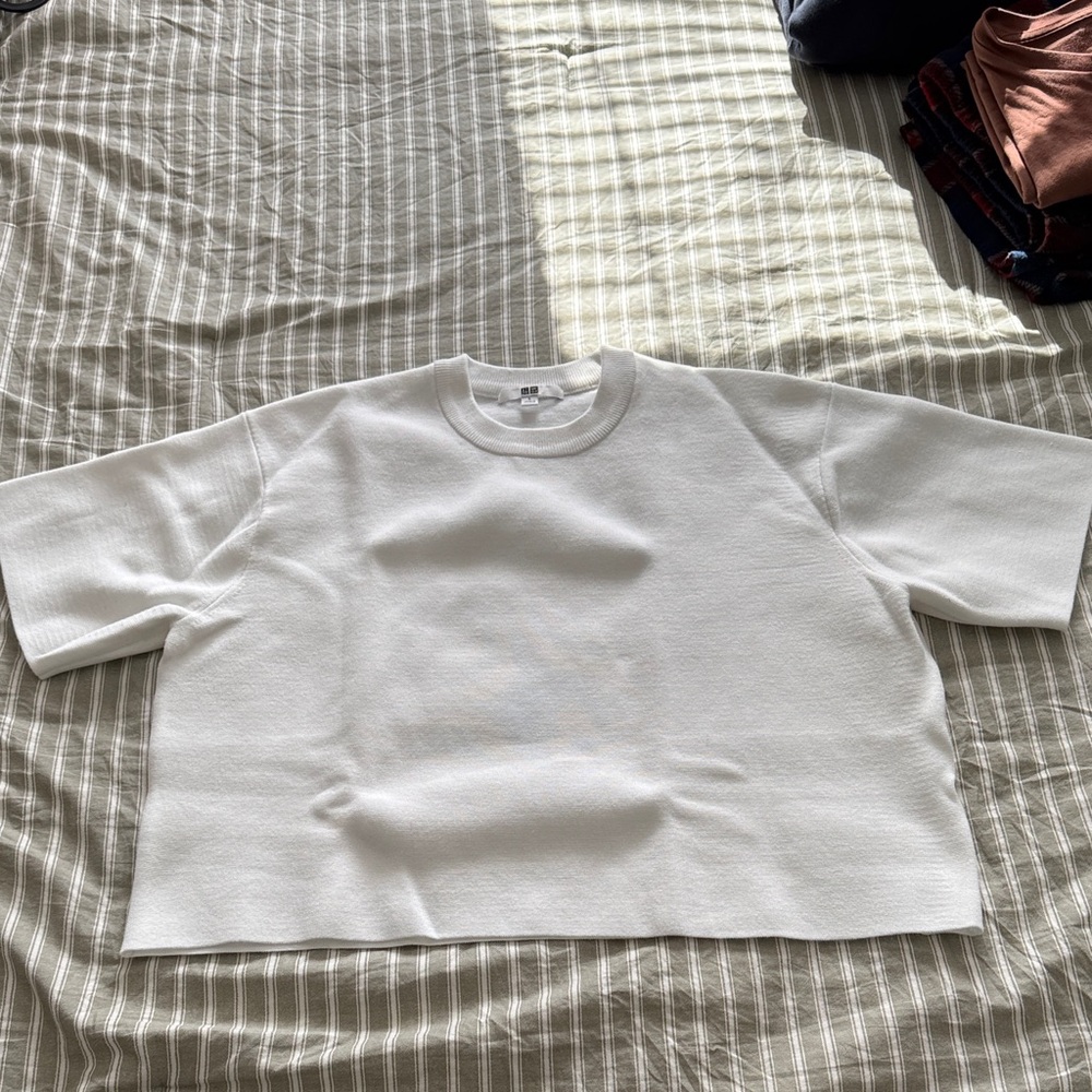 Washable Milano Ribbed Sweater | Short Sleeve